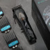Акумуляторна машинка для стрижки волосся VGR V-653 портативна з usb зарядкою 4 насадками та підставкою