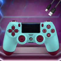 Джойстик DualShock 4 Berry Blue бездротовий багатофункціональний геймпад для PS4 бірюзовий