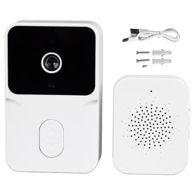 Бездротовий дверний дзвінок вічко з камерою WiFi Mini Doorbell M6 Розумний акумуляторний відеодзвінок для дому