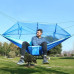 Туристичний гамак з москітною сіткою Travel Hammock 250x135 см Підвісний Для відпочинку із захистом від комах