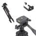 Штатив тринога для камери Tripod 3120A з кріпленням для телефону 102 см алюмінієвий з вбудованим рівнем