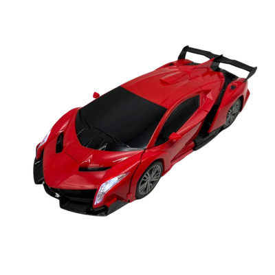 Машинка трансформер акумуляторна на пульті 2в1 Lamborghini autobot Робот автобот на радіокеруванні