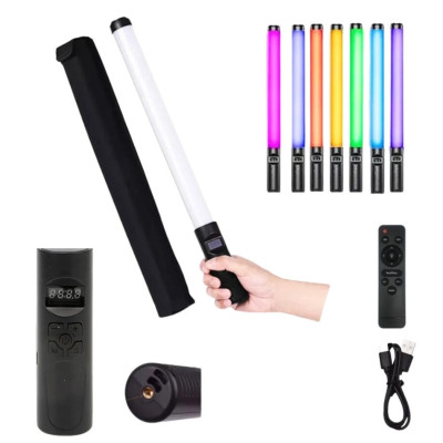Лампа RGB різнокольорова меч Led Stick палиця РДБ для фото і відео Стік жезл для Селфі і блогерів з пультом