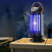 Аккумуляторная лампа ловушка для насекомых с дисплеем BG-008 Electric Shock Mosquito Lamp Антимоскитная лампа приманка для комаров