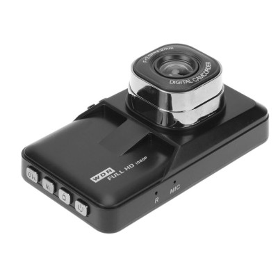 Автомобільний відеореєстратор Vehicle BlackBOX DVR FullHD з дисплеєм та нічним баченням реєстратор від прикурювача