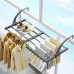 Сушарка для білизни розсувна на радіатор Folding Clothes Hanger 3270В Подвійна сушка для одягу взуття на балкон
