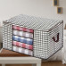 Органайзер для речей у шафу 55х37х22 см Чохол для постільної білизни Кофр тканинний для зберігання переносний