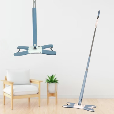 Швабра ледарка з автоматичним вертикальним віджимом телескопічна Spin Mop 360 з мікрофіброю