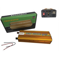 Інвертор перетворювач напруги від акумулятора Power Inverter 2000 W автомобільний 12V-220V