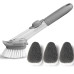 Щетка с дозатором для мытья посуды Automatic Decontamination Wok Brush с насадками многофункциональная
