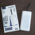 Повербанк 30000 mAh power bank HP976 зарядка для телефону зарядний пристрій USB Type-C micro USB Lightning