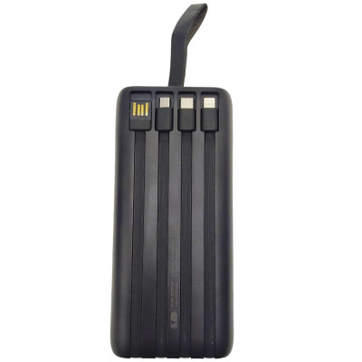 Повербанк KP 30000 mAh Power bank портативний зарядний пристрій для телефону Micro USB Type C USB Lightning