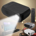 Портативний міні проектор для будинку Projector LED YG320 чорний з динаміком домашній лід проектор
