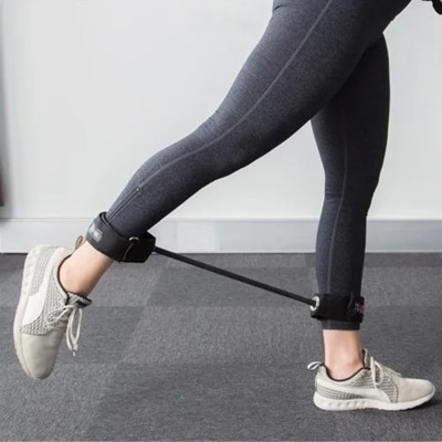Еспандер латеральний амортизатор для ніг Step Trainer з двома джгутами Тренажер для бігу та стрибків
