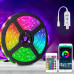 Світлодіодна RGB стрічка з динамічними режимами Світлодіодне освітлення USB на самоклейці з пультом