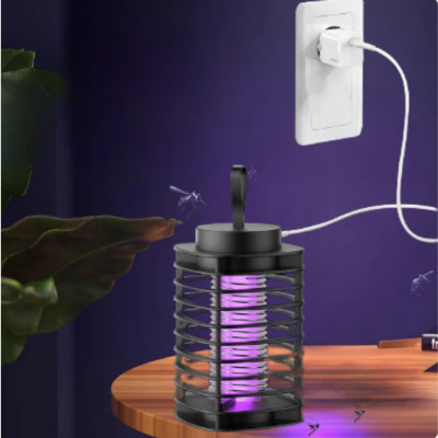 Электрическая ловушка для насекомых Electric Shock Mosquito Лампа уничтожитель от комаров