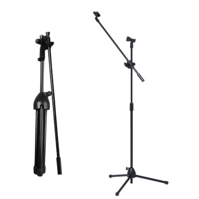 Мікрофонна стійка журавель Pro Microphone Stand штатив тринога з регульованою висотою для 2 мікрофонів