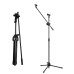 Мікрофонна стійка журавель Pro Microphone Stand штатив тринога з регульованою висотою для 2 мікрофонів
