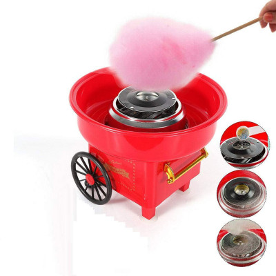 Електричний апарат для виробництва цукрової вати Cotton Candy Maker Червоний