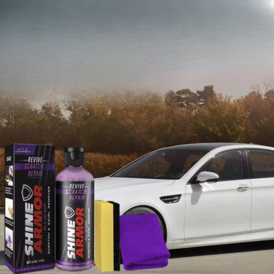 Паста для ручной полировки авто Shine Armor 3в1 Полироль против царапин для кузова автомобиля
