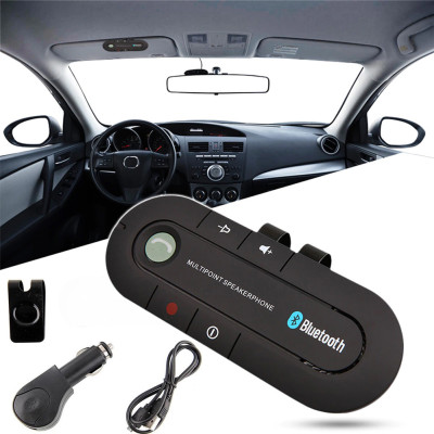 Комплект гучномовця Lesko Car Kit Bluetooth спікерфон Bluetooth гарнітура для авто Hands free