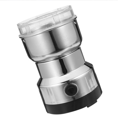 Кофемолка электрическая 200W измельчитель из нержавейки для кофе орехов и трав