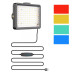 Світлодіодна лампа прямокутна Square Fill Light 15х10 см LED відеосвітло з кольоровими фільтрами для фото відео