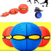 Літаючий м'яч фрісбі трансформер з LED підсвічуванням Phlat Ball складаний дискошар НЛО