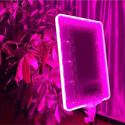 Світлодіодна прямокутна лампа RGB PM-60 з пультом кольорове портативне відеосвітло 50х35cм для зйомок