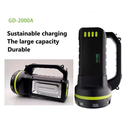 Портативна сонячна система GD 2000А автономна міні електростанція Power bank ліхтар для дачі та будинку