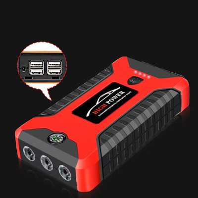 Пускозарядний пристрій JUMPSTARTER автомобільна пускова зарядка портативний бустер з компресором