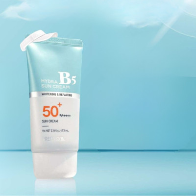 Крем сонцезахисний з ефектом відбілювання Prettyskin Hydra В5 Sun Cream SPF 50+