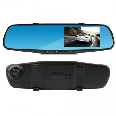 Відеореєстратор дзеркало заднього виду з камерою DVR запис Full HD 1080p L6000 Екран 4.5