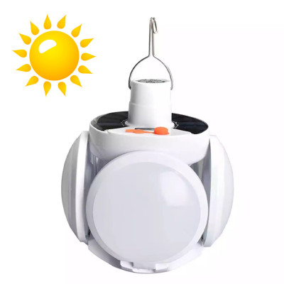 Підвісна лампа для кемпінгу та відпочинку Magic Cool Camping Light на акумуляторі із сонячною панеллю з гачком