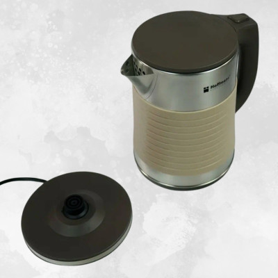 Электрический чайник 2,5 л металлический Hoffmans Electronics HM-2545 Электрочайник для дома 2000W Бежевый