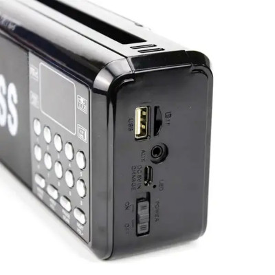 Радіоприймач портативний колонка радіо GOLON RX 204 з входом під usb та флеш карту акумуляторний