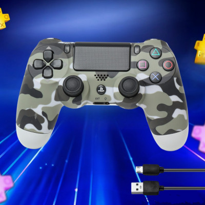 Джойстик геймпад для PS4 DualShock 4 Camo бездротовий багатофункціональний контролер світлий камуфляж