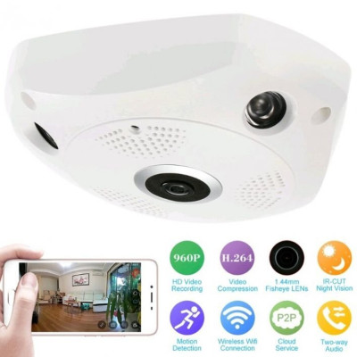 Камера стельова CAMERA V300 VRCAM відеоспостереження для дому з ик підсвічуванням WIFI IP