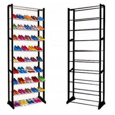 Полку складна для взуття Стелаж стійка підставка пластикова Amazing Shoe Rack Органайзер для речей