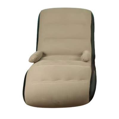 Надувне крісло Inflatable Sofa для відпочинку з високою спинкою підлокітниками та насосом 140х85х80 см