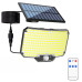 Вуличний прожектор із сонячною панеллю Solar Powered Sensor Light ліхтар із датчиком руху та пультом ДУ