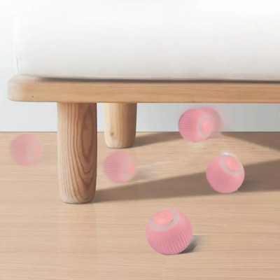 Інтерактивний м'ячик для котів та маленьких собак Gravitational Rolling Ball Обертова смарт іграшка