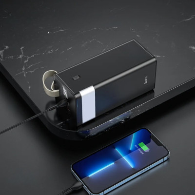 Повербанк 40000 mAh із швидкою зарядкою hoco J86 універсальний зарядний пристрій 22,5W USB Type-C micro USB