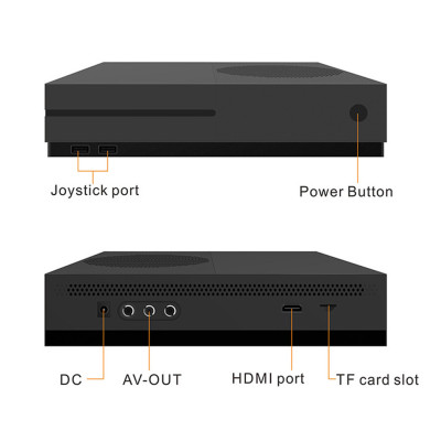 Ігрова приставка вбудованих 800 ігор дитяча консоль 4К HDMI Ретро ігри Телевізійна приставка X PRO