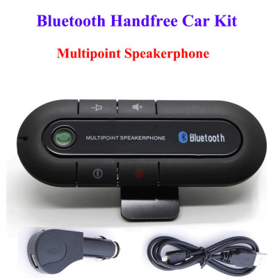 Комплект гучномовця Lesko Car Kit Bluetooth спікерфон Bluetooth гарнітура для авто Hands free