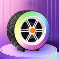 Портативна Bluetooth колонка з RGB підсвічуванням та TF слотом WSJAR L-024 бездротова міні колонка колесо