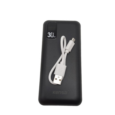 Портативний зарядний пристрій 30000 micro USB Type C повербанк на 30000mAh KENSA KP 52
