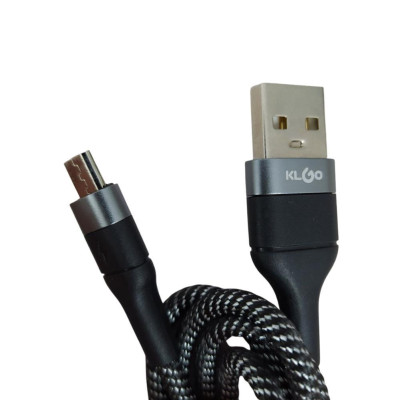 USB кабель для швидкої зарядки мікро юсб S-45 для телефону і передачі даних miсro USB Провід плетений 1м