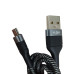 USB кабель для швидкої зарядки мікро юсб S-45 для телефону і передачі даних miсro USB Провід плетений 1м