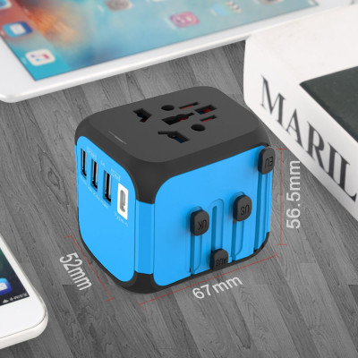 Універсальний мережевий USB-адаптер для подорожей і вдома Adapter Travel ORIGINAL, Перехідник для розеток